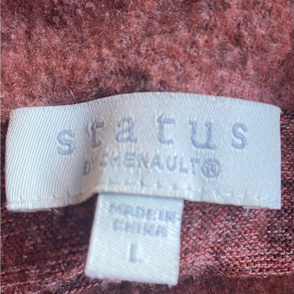 Fun cowl neck loose sweater, side slits and warm. - Picture 5 of 6